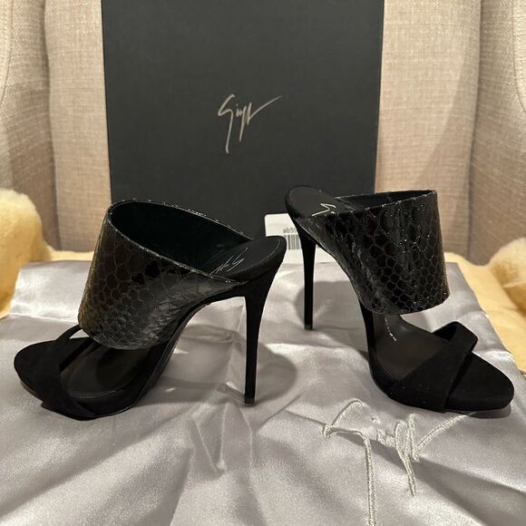 Giuseppe Zanotti Ankle Strap High Heels mules Sandals Open Toe size 35,5 - Picture 2 of 10